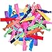 Mudder 150 Pieces Ribbon Hair Ties Ponytail Holder Hair Bands Elastic Hair Accessories, Assorted Colors