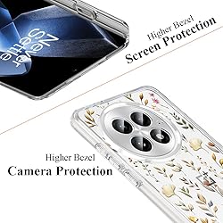 Unov Case Compatible with OnePlus 13R 5G Clear with
