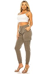 Double Denim January 5th Women's High Waist Cargo