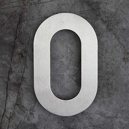 Buy Mellewell Modern Floating House Numbers 6 Inch, Stainless Steel 18