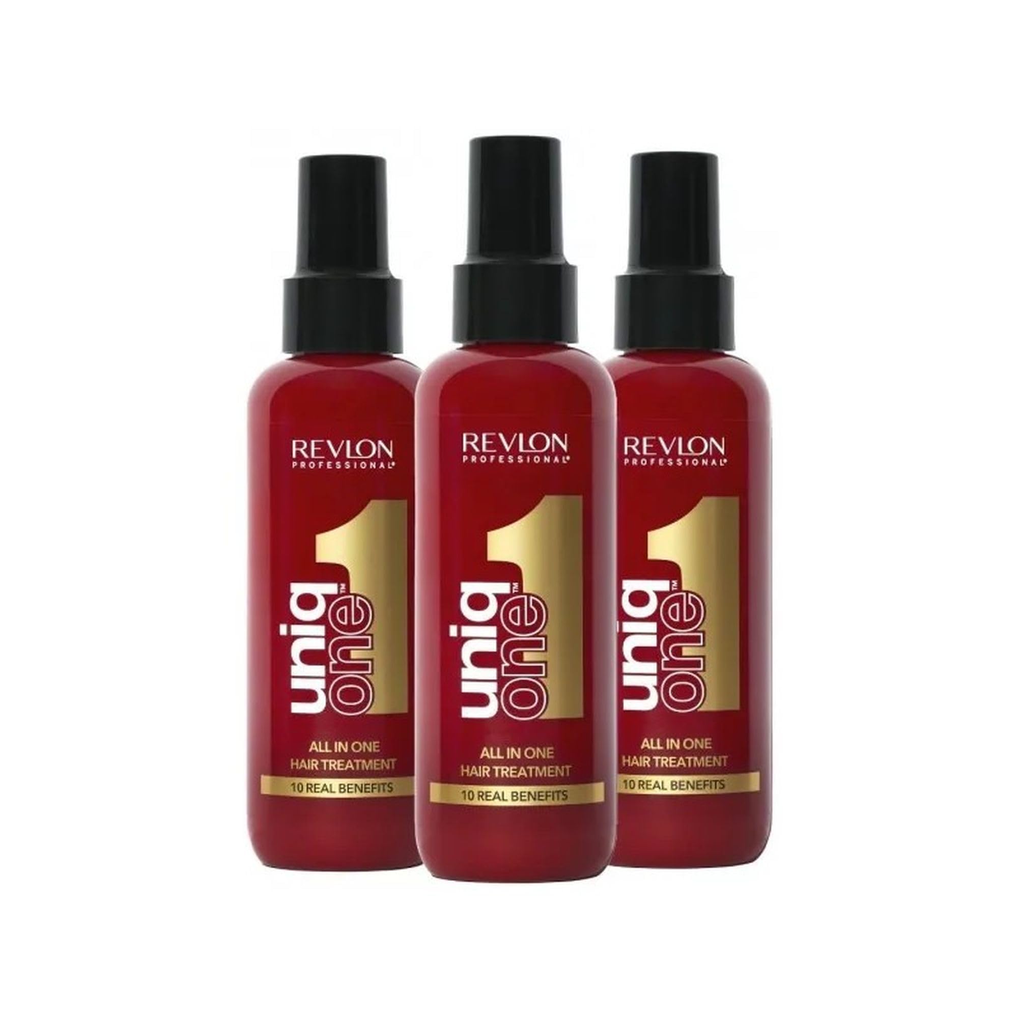Pack of 3 REVLON Professional Uniq One Hair Treatment, 150ml.