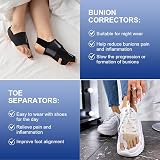 ACWOO Bunion Corrector Set for Women and Men with 2 Splints & 2 Toe view 7