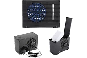 Serlium Car Mini Air Conditioner Fan, Portable 12V Car Truck Home Mini Air Cooler Evaporative Water Cooling Fan