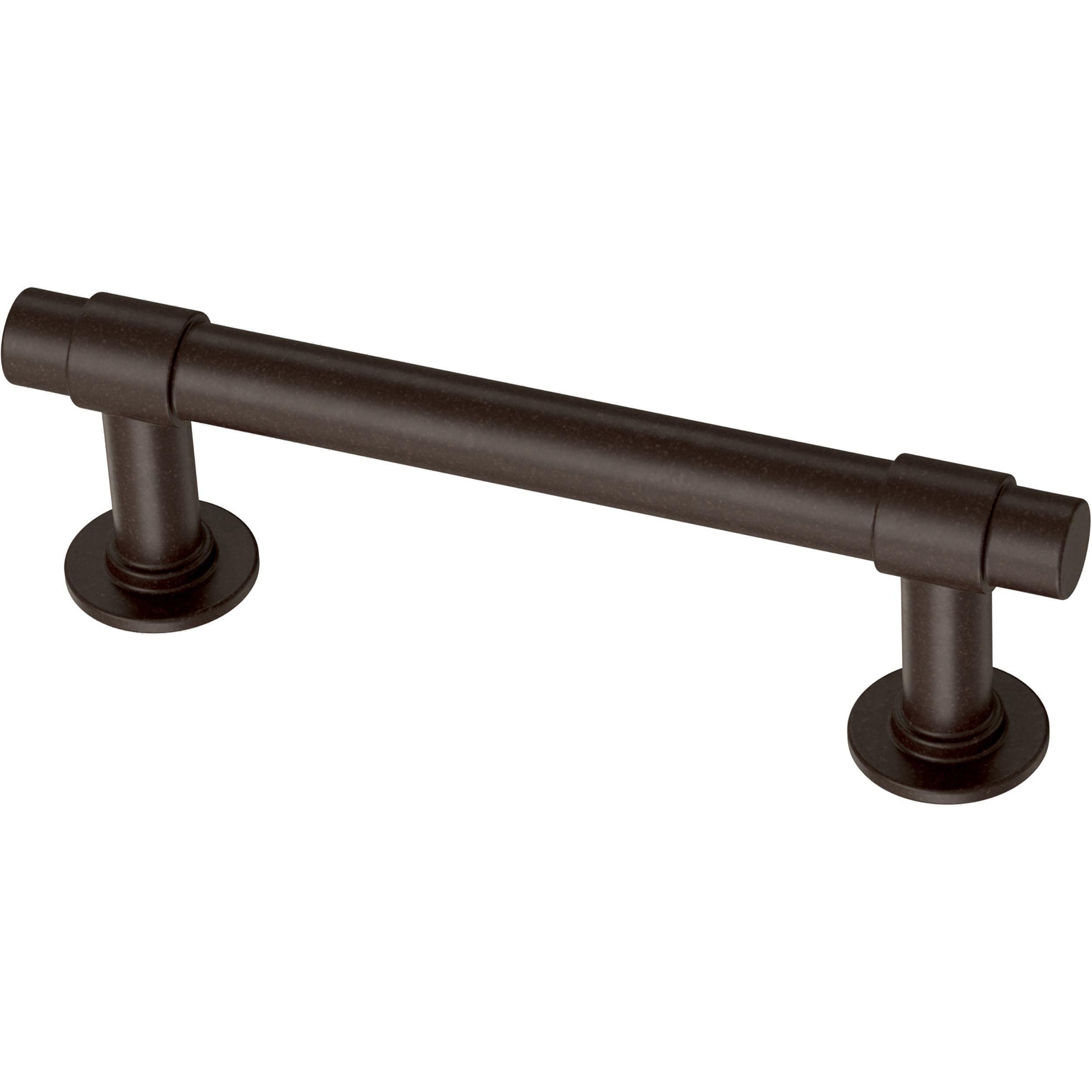Photo 1 of Franklin Brass Francisco (5-Pack) Cabinet Handles 3' Hole Center Deep Bronze Kitchen Drawer Pulls Dresser, Furniture Hardware P29520K-324-B