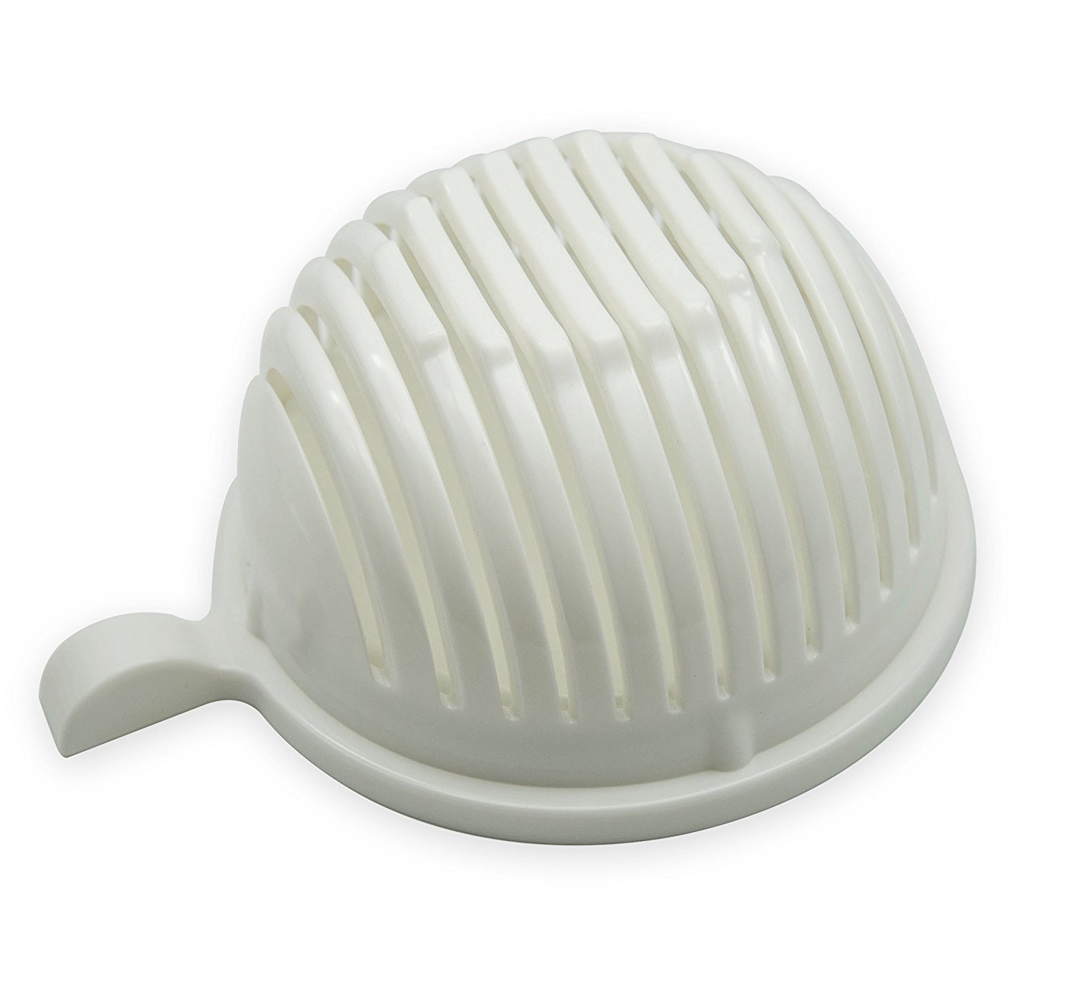 60 Seconds Salad Saker Maker Bowl,Srasi Easy Salad Fruit Vegetable Washer and Cutter Quick Salad Maker Chopper