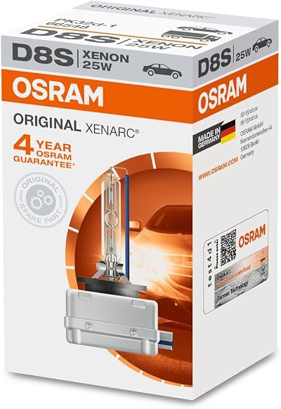 Osram 66548 D8S Xenon 25W XENARC PK32d-1 4500K Boxed