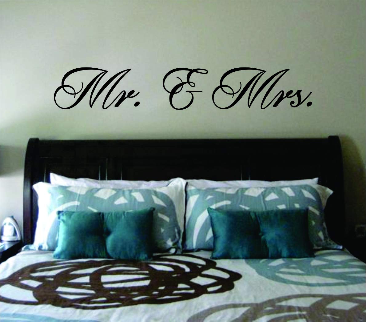 Amazon Com Mr And Mrs Wall Decal Sticker Vinyl Art Bedroom