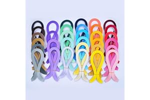 YURROAD Paper Quilling Kits 5mm Wide Paper with 33 Colors 3960 Strips and Slotted Tool (33 Pack 33 Colors)