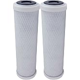 2 Pack Flow-Pur 8 Carbon Block Filter Compatible Cartridge WCBCS-975-RV by American Water Solutions