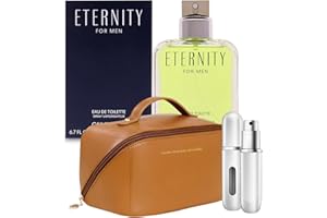 ARTMAN STORE Eternity Cologne for Men,6.7 Fl oz Eau de Toilette Spray - Gift Set Pack - Travel Bag And Refillable Empty Perfume Bottle.. (6.7 Fl oz)
