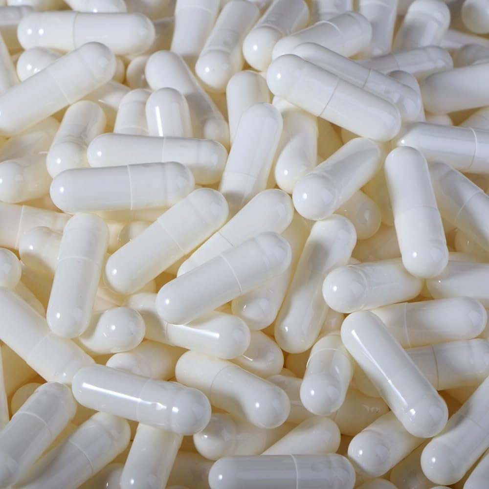100 Size 00 White Empty Gelatin Capsules Gelatine Hard Pill Cases Self Fill