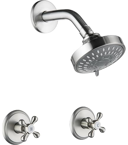 Cornat TECB3441 Barra De Ducha De 65 Cm – Soporte Cromado Ajustable, Fácil Instalación Sin Taladrar De Nuevo