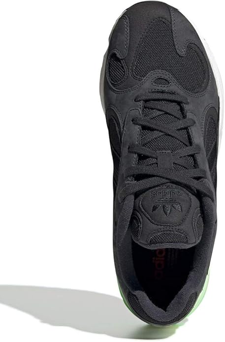 adidas yung suede trainers in black