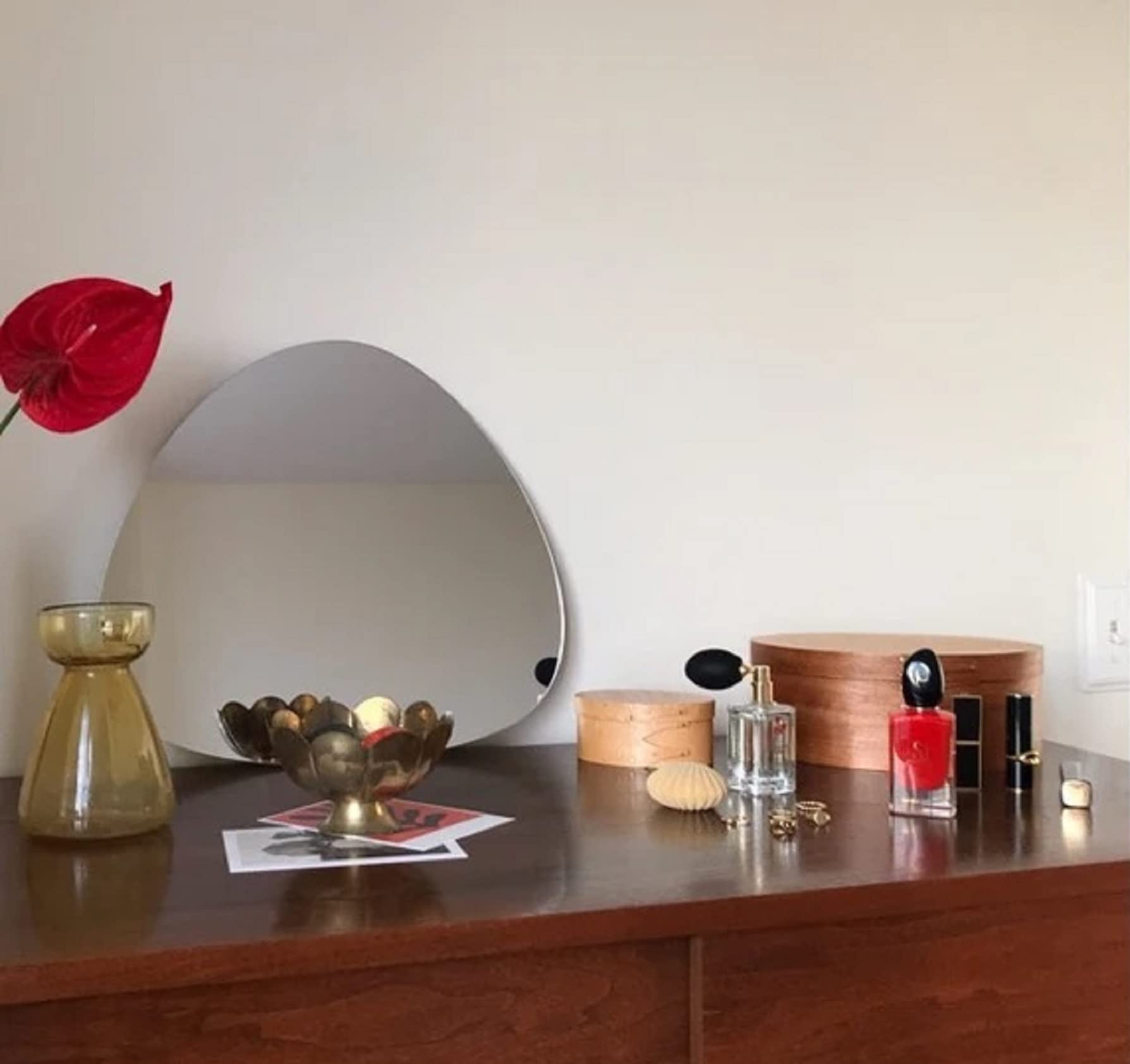 Super Cool Creations Pebble Acrylic Mirrors - Triangular Pebble - 32cm x 31cm