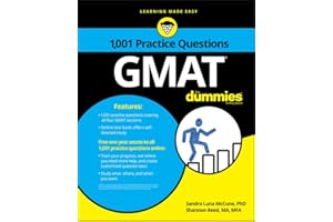 GMAT: 1,001 Practice Questions For Dummies (For Dummies (Career/Education))
