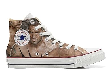 Converse All Star personalisierte Schuhe (Custom Produkt) WWE Wrestling