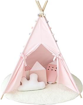 Y Jtent Spielzelte Kinderspiel Zelt Spielschloss Kinder Zelt Spielhaus Spielhaus Zimmer Zelt Geschenk Klappt Zusammenfalten Des Der Kleine Junge Madchen Mit Fur Drinnen Und Draussen Kinderzimmer Dunkelblau Pink Rosa Weiss Pink Amazon De