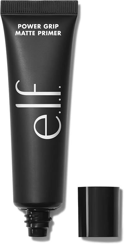 e.l.f. Power Grip Matte Primer - Matte Finish, All Skin Types, Lemon Myrtle