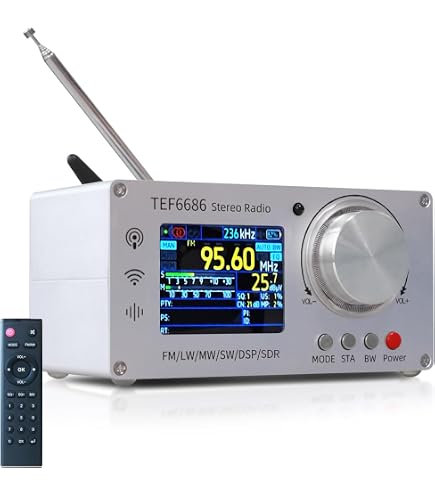Ricevitore Radio Kexpery SI4732 ATS-25 Max – FM RDS AM LW MW SSB, WiFi, Decodifica CW E RTty, Touch Screen 2.4 Pollici