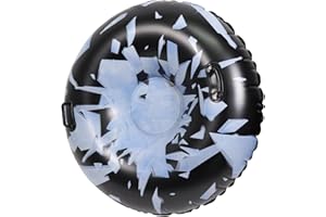 DIMAR GARDEN 47" Snow Tube Inflatable Snow Sled with Heavy Duty PVC and Handles