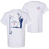 Michelob Ultra Golfing Front and Back Print T-Shirt