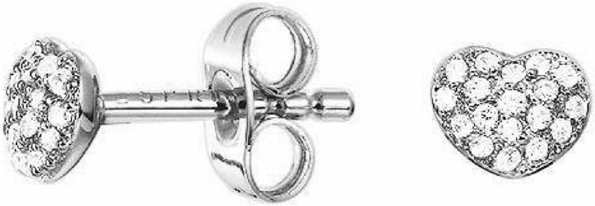 Esprit Brass JW52882 Silver Women Stud Earrings-ESER02755A000