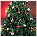 36 Collectable Ball Ornaments Set for Christmas Tree Decoration Red and Gold with 18 Designs (60 mm, 2.36