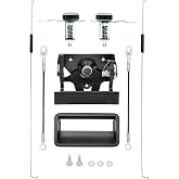 Tailgate Handle Latch Rebuild Kit Fits 1988-2002 Chevy GMC C/K Pickup Truck | for 88-02 Chevy C1500 C2500 C3500 K1500 K2500 K3500 GMC C/K 1500 2500 3500 # 77077 924301 Tail Gate Handle Bezel Lock Latch
