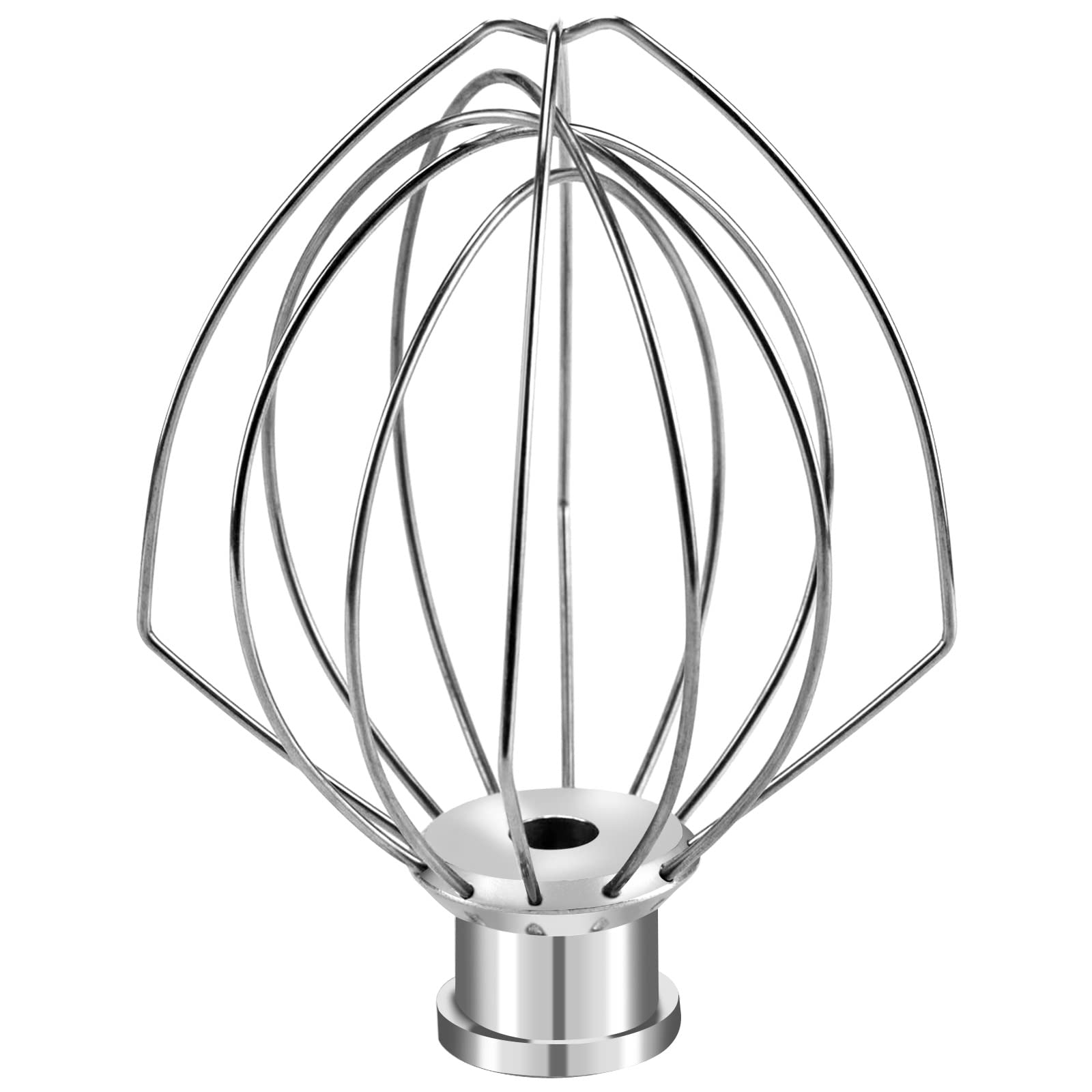 K45WW Wire Whip Attachment/K45ww Wire Whip for Tilt-Head Stand Mixer 6-Wire Fits For 4.5-5QT Title-Head Stand Mixer K45 KSM90,Stainless Steel,Egg Cream Stirrer,Cakes Mayonnaise Whisk by Sikawai
