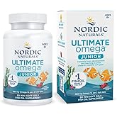 Nordic Naturals Ultimate Omega Jr., Strawberry - 90 Mini Soft Gels - 680 Total Omega-3s with EPA & DHA - Brain Health, Mood, Learning - Non-GMO - 45 Servings