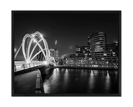 Amazon Com Bridge In Melbourne Art Print Wall Art Canvas