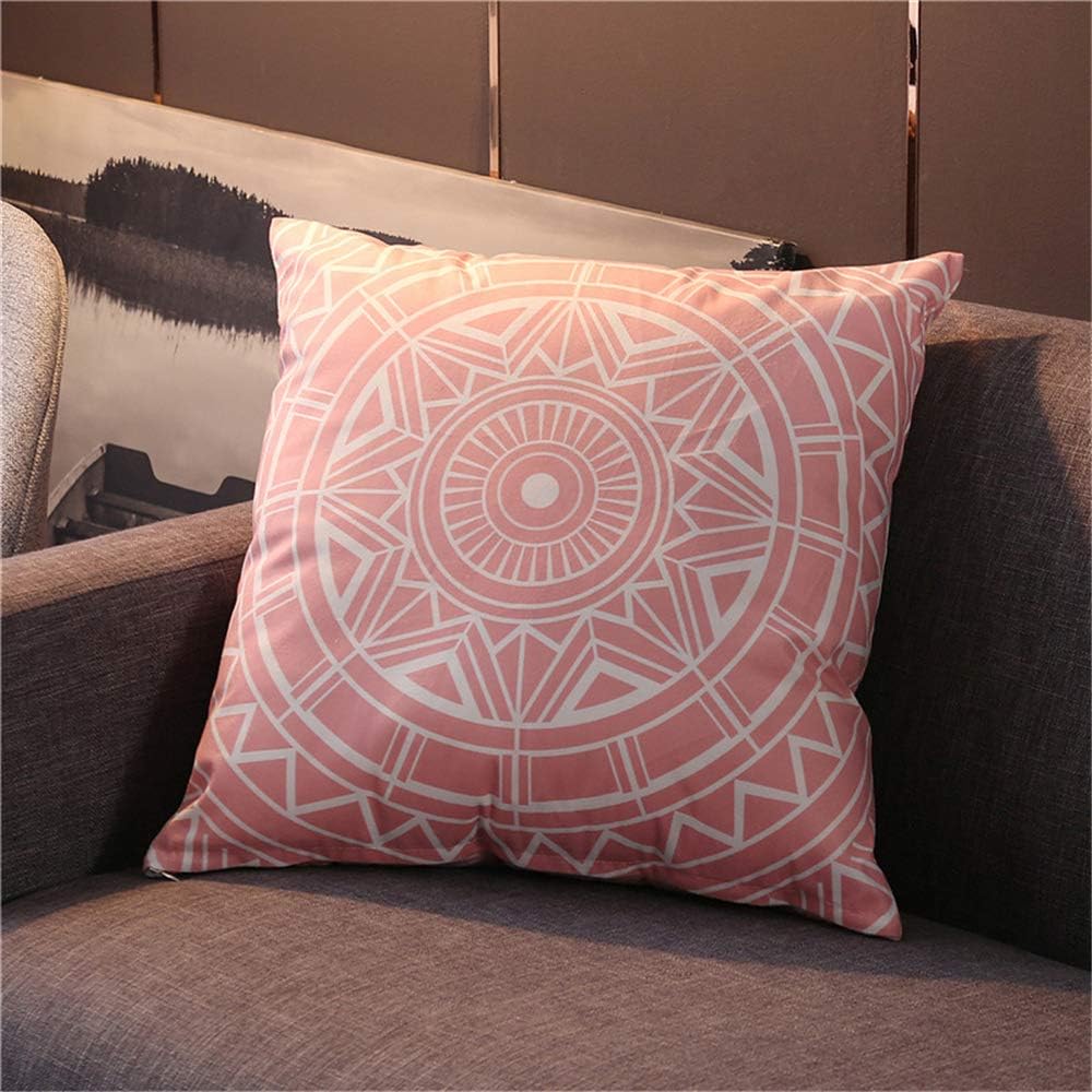 CHLCH Soft decorative pillowcase suitable for home sofa chair sofa/bedroom decoration/car interiorVintage pillowcase short plush lumbar pillow colour7 45 * 45cm