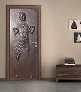 UVQUGONX Han Solo Carbonite Door Decal Mural 30.3"x78.7" Vinyl Wall Sticker view 1