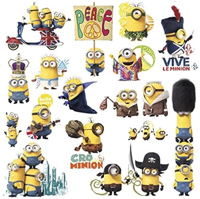Amazon Com Minions Movie 16 Big Wall Decals Despicable Me Room