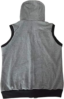 plain sleeveless hoodie