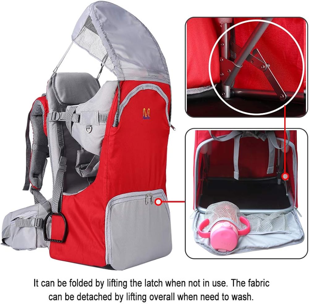 baby hiking backpack with canopy