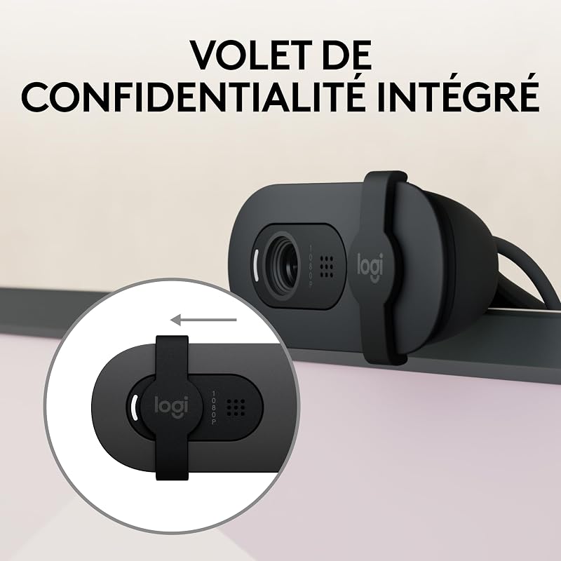 Brio 100 webcam Full HD pour réunions/streaming
