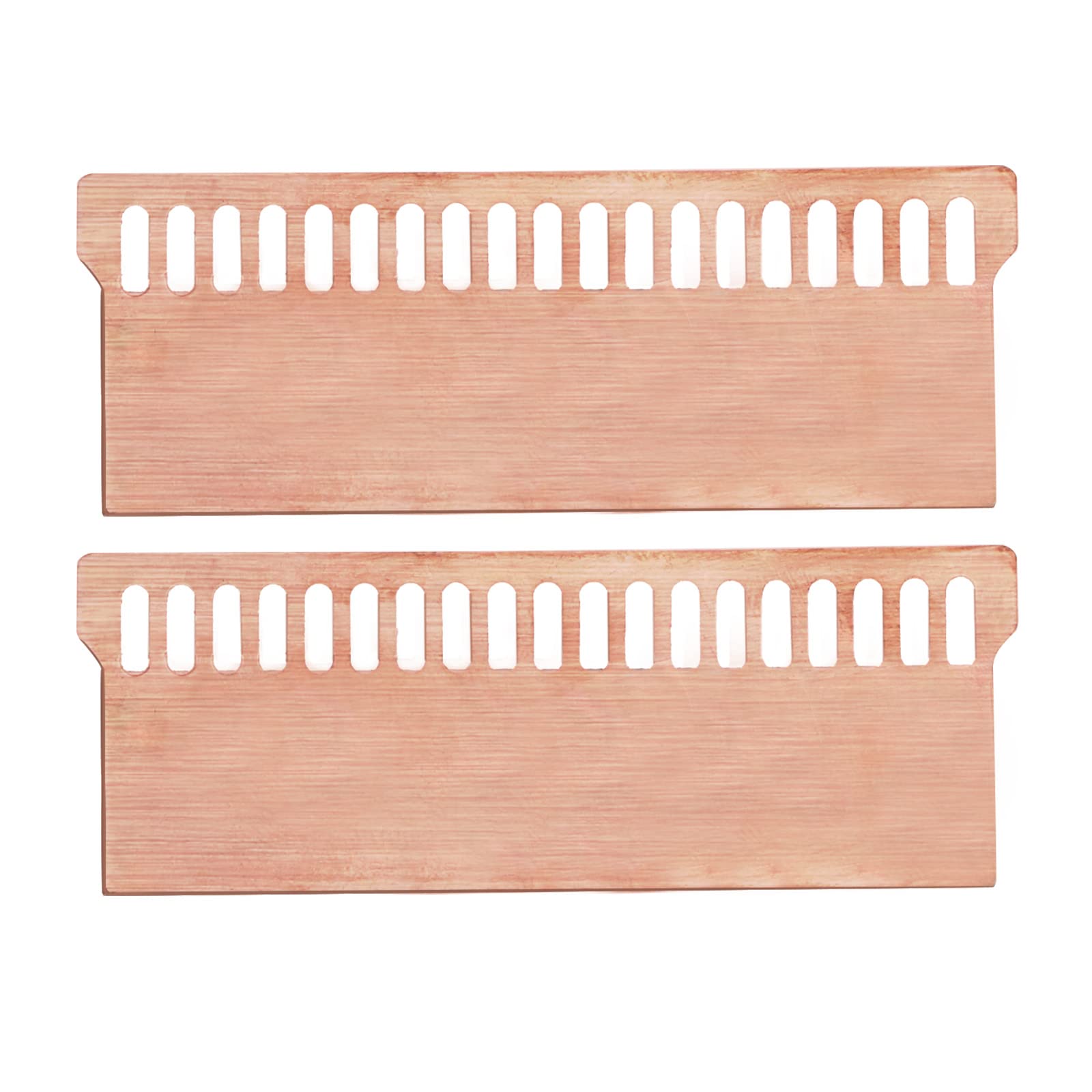 YINETTECH 2Pcs Laptop Memory Copper Heatsink Replacement Compatible with DDR1 DDR2 DDR3 DDR4 Memory Heatsink Bar for Cooling PC Memory