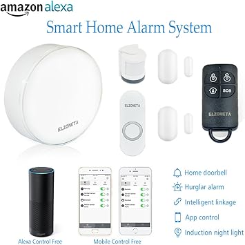 alexa compatible home alarm