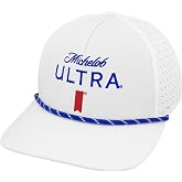 Brew City Michelob Ultra Logo White Colorway Rope Golf Club Hat