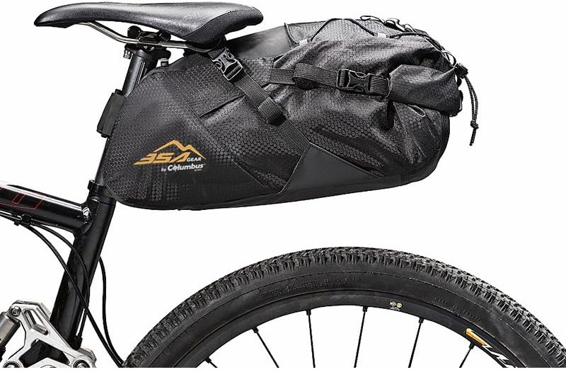 BSA Gear Big Saddle Bag 18 Litres Black (Bike Packing Bags) / Roll Up