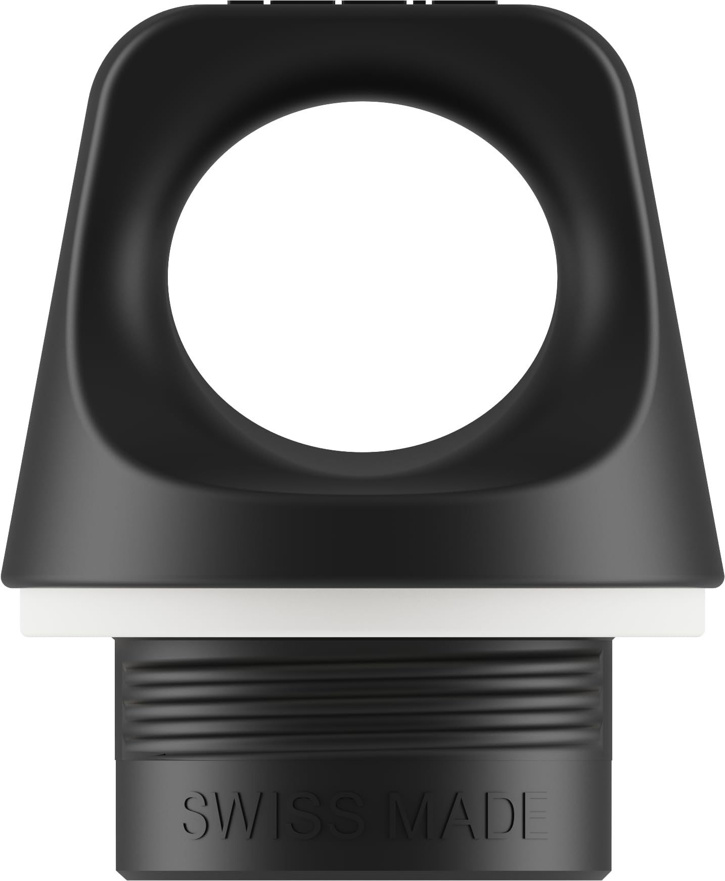 Sigg Screw Top Black Screw Cap (One Size), Spare Cap Water Bottle with Narrow Opening or WMB Adaptor, Leak-Proof Bottle Lid