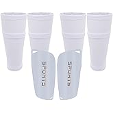 Kids Youth Soccer Shin Guards with Sleeves Slip in Soccer Shin Pads for Boys Girls Ages 3–15 Protective Gear for Football & Training 3Set