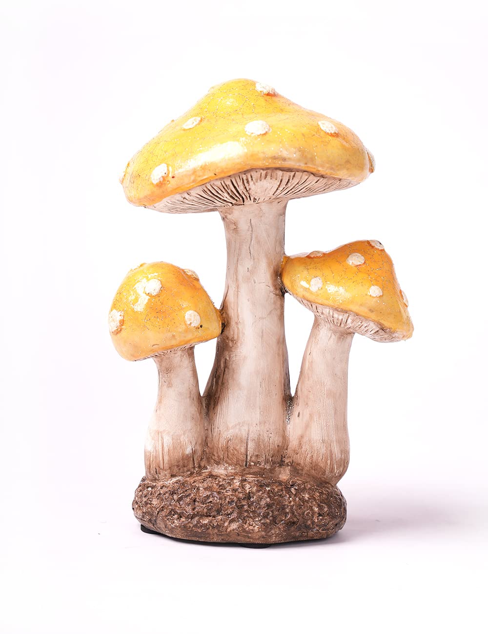 SEINHIJO Mushroom Statue Decor Modern Sculpture Gifts Fairy Ornament Garden Figurine Polyresin Patio Yard Arts Crafts 18cm