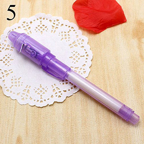 image for IzHotta Invisible Ink Pen spy Massage uv Light Secret Message Security
