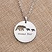 KUIYAI Sweet Mama and Baby Bear Round Pendant Necklace for Mother with 2 Children (2 Cubs Round)