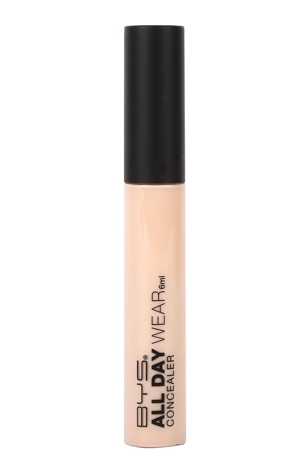 BYS All Day Wear Concealer with Built in Wand Ivory - Hide complexion imperfections conceal correct skin blemishes dark circles Argan Oil hydration Vitamin E Hyaluronic Acid