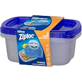 Ziploc 70941 9 Cup Large Square Container - 2 Count2