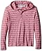 Lacoste Little Boys' Long Sleeve Henley Striped Hooded Tee Shirt