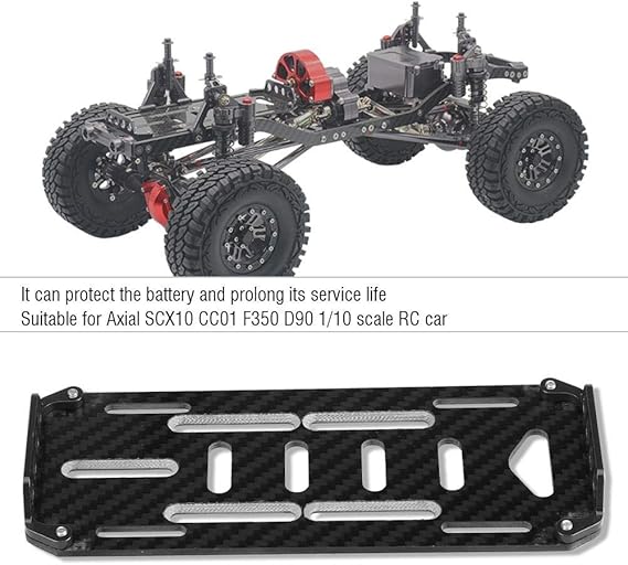 Model Car Battery Tray Holder Accessories For SCX10 RC Car 2S 3S